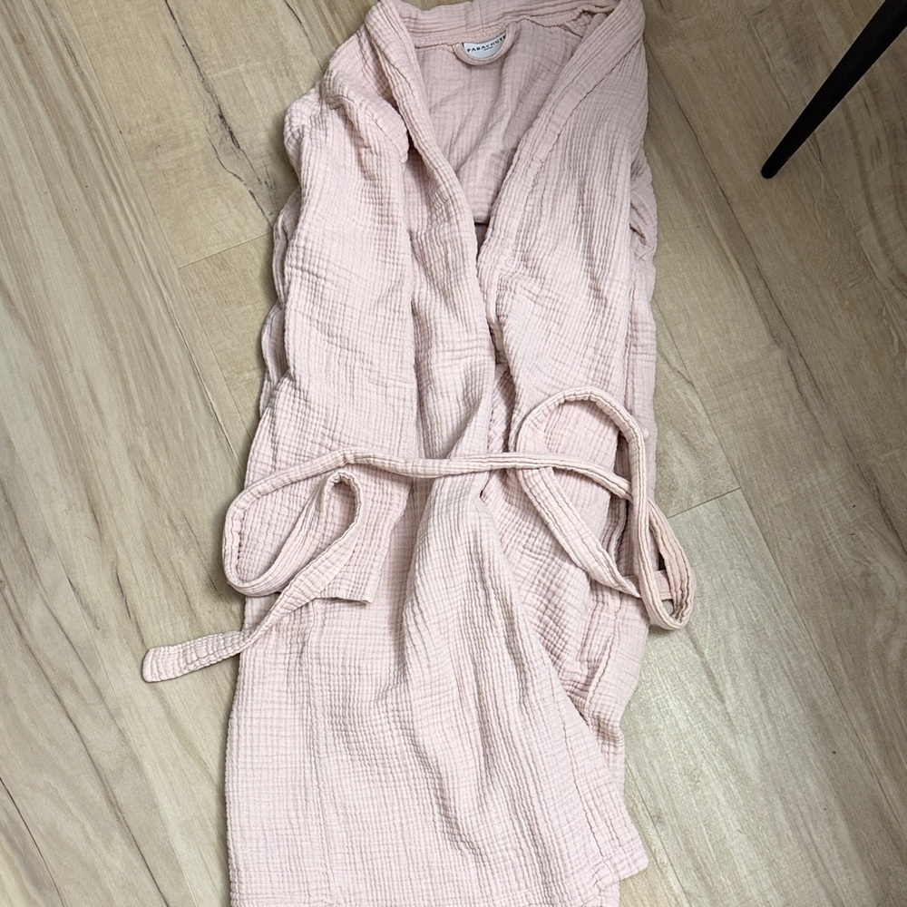 Parachute Blush Organic Cotton Waffle Textured Robe - Medium